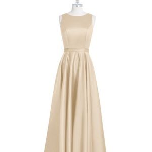 Azazie Jakayla Bridesmaid dress Champagne